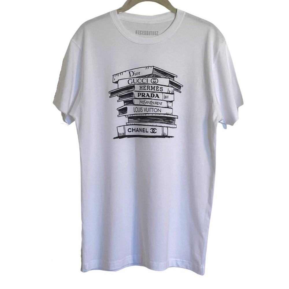 NWOT - Unisex Designer Books T- Shirt
